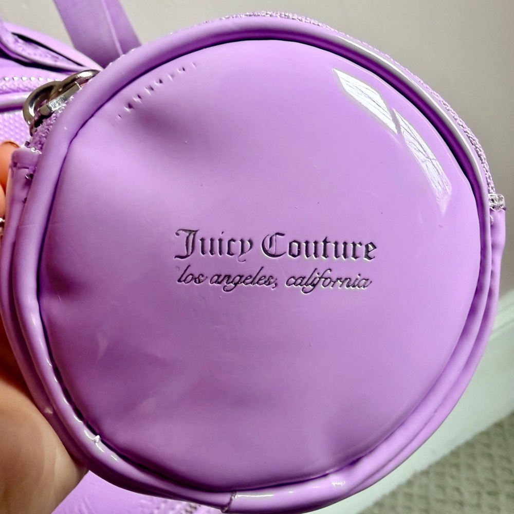 Juicy Couture Rosie Mini Backpack Lavender Purple Embossed Logo NWT Y2K - Picture 3 of 9